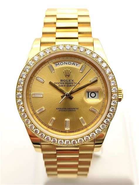 ed mylett's gold rolex|rolex day date 40 18 ct.